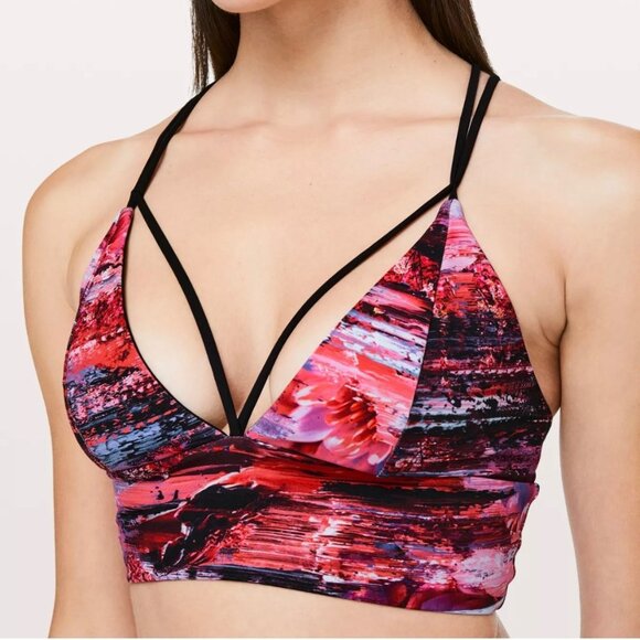 Lululemon Pushing Limits Sports Bra 6 Outdoors Hiking Running - Picture 1 of 6